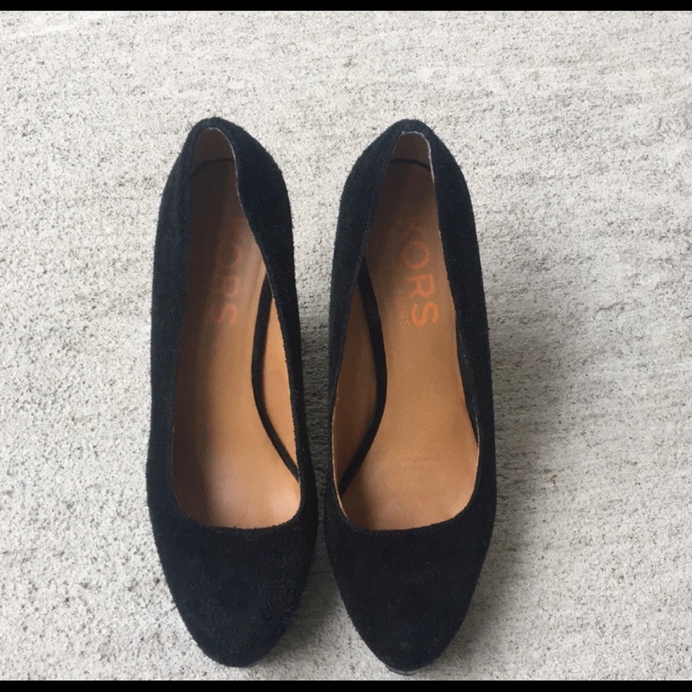 Kors by Michael Kors black suede shoes